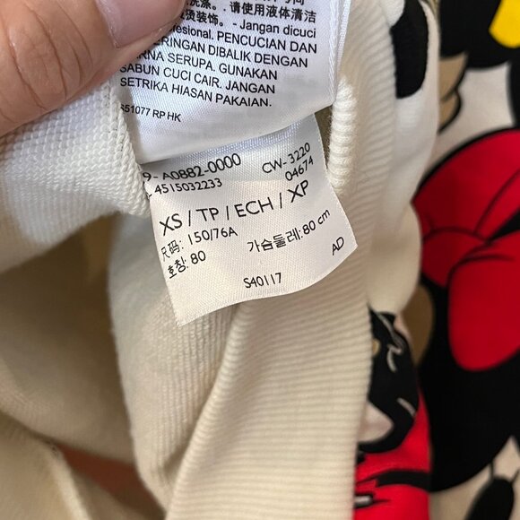 Levi's Disney Mickey and Friends Pullover Sweatshirt - Women's Size XS - Picture 9 of 12